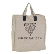 Gucci Vintage Pre-owned Canvas totevskor Brown, Dam