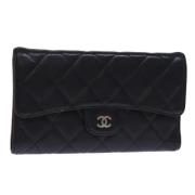 Chanel Vintage Pre-owned Laeder plnbcker Black, Dam