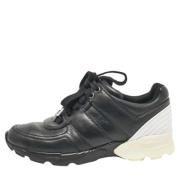 Chanel Vintage Pre-owned Laeder sneakers Black, Dam