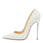 Christian Louboutin Pre-owned Pre-owned Laeder klackskor White, Dam