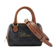 Celine Vintage Pre-owned Laeder handvskor Brown, Dam