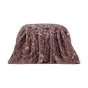 Benedetta Bruzziches Brun Crystal Mesh Clutch Väska Brown, Dam