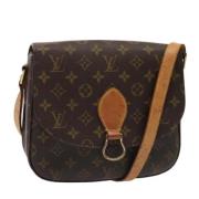 Louis Vuitton Vintage Pre-owned Canvas louis-vuitton-vskor Brown, Dam