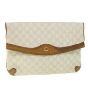 Gucci Vintage Pre-owned Canvas kuvertvskor Beige, Dam