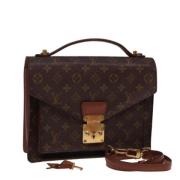 Louis Vuitton Vintage Pre-owned Canvas louis-vuitton-vskor Brown, Dam