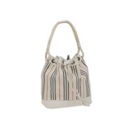 Burberry Vintage Pre-owned Canvas axelremsvskor White, Dam