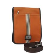 Burberry Vintage Pre-owned Canvas axelremsvskor Orange, Dam