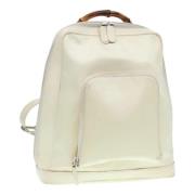 Gucci Vintage Pre-owned Nylon handvskor White, Dam