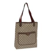 Gucci Vintage Pre-owned Canvas totevskor Beige, Dam