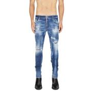 Dsquared2 Slim Fit Stretch Bomulls Jeans Blue, Herr