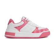 Guess Dam Sneakers Klassisk Stil White, Dam