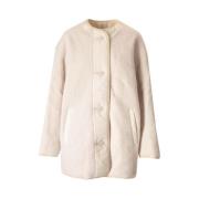 Isabel Marant Stilfull Ullblandad Vinterrock White, Dam