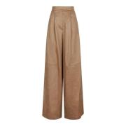 Max Mara Kamelvida Byxor Brown, Dam