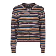 Paul Smith Randig Ull Cardigan Multicolor, Dam