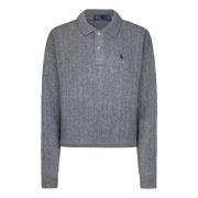 Ralph Lauren Damkläder Sweatshirts Grå Aw24 Gray, Dam