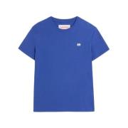 Valentino Bomull VLogo Patch Polo Skjorta Blue, Herr