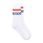 Birkenstock Vita strumpor med logotypmotiv White, Unisex