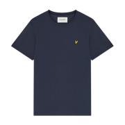 Lyle & Scott Enfärgad T-shirt Blue, Herr