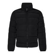 C.p. Company Svart Quiltad Jacka Aw24 Black, Herr