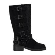 ALMA EN PENA Biker boot spännen Black, Dam