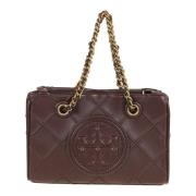 Tory Burch Brun Crossbody Väska Elegant Funktionalitet Brown, Dam