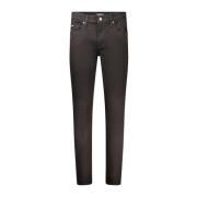 Guess Smala Bomullsjeans med 5 Fickor Black, Herr