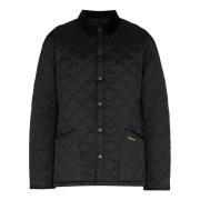 Barbour Quiltad Heritage Liddesdale Svart Kappa Black, Herr