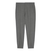 Paul Smith Grå Ull Plisserade Byxor Slim Fit Gray, Herr