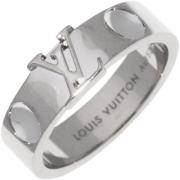 Louis Vuitton Vintage Pre-owned Metall ringar White, Dam