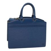 Louis Vuitton Vintage Pre-owned Laeder handvskor Blue, Dam