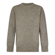 Maison Margiela Beige Ull Crewneck Sweater Aw24 Beige, Herr