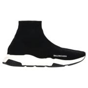 Balenciaga Vintage Pre-owned Polyester sneakers Black, Herr