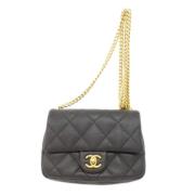 Chanel Vintage Pre-owned Laeder chanel-vskor Black, Dam