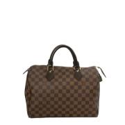 Louis Vuitton Vintage Pre-owned Canvas handvskor Brown, Dam