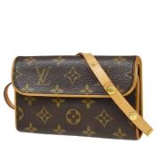 Louis Vuitton Vintage Pre-owned Canvas louis-vuitton-vskor Brown, Dam