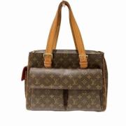 Louis Vuitton Vintage Pre-owned Canvas louis-vuitton-vskor Brown, Dam