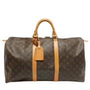 Louis Vuitton Vintage Pre-owned Laeder resvskor Brown, Herr