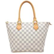 Louis Vuitton Vintage Pre-owned Canvas louis-vuitton-vskor White, Dam