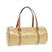 Louis Vuitton Vintage Pre-owned Laeder handvskor Beige, Dam