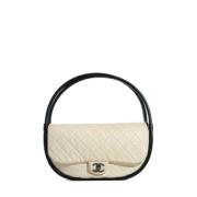 Chanel Vintage Pre-owned Canvas chanel-vskor White, Dam