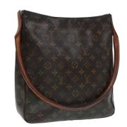 Louis Vuitton Vintage Pre-owned Canvas handvskor Brown, Dam