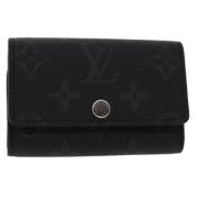 Louis Vuitton Vintage Pre-owned Canvas nyckelhllare Black, Dam