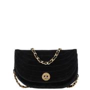 Chanel Vintage Pre-owned Laeder crossbodyvskor Black, Dam