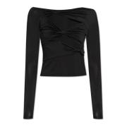 Cult Gaia Top Rosia Black, Dam