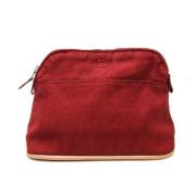 Hermès Vintage Pre-owned Bomull necessrer Red, Dam