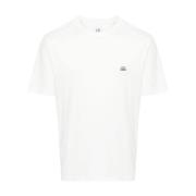 C.p. Company Vit Gaze T-shirt White, Herr