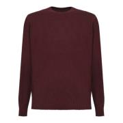 Dell'oglio Bordeaux Stickat Aw24 Red, Herr