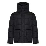 Herno Quiltad Svart Jacka Aw24 Black, Herr