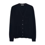 Corneliani Blå Tröja för Män Aw24 Blue, Herr