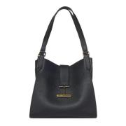 Tom Ford Svart Handväska Medium Tote Väska Black, Dam